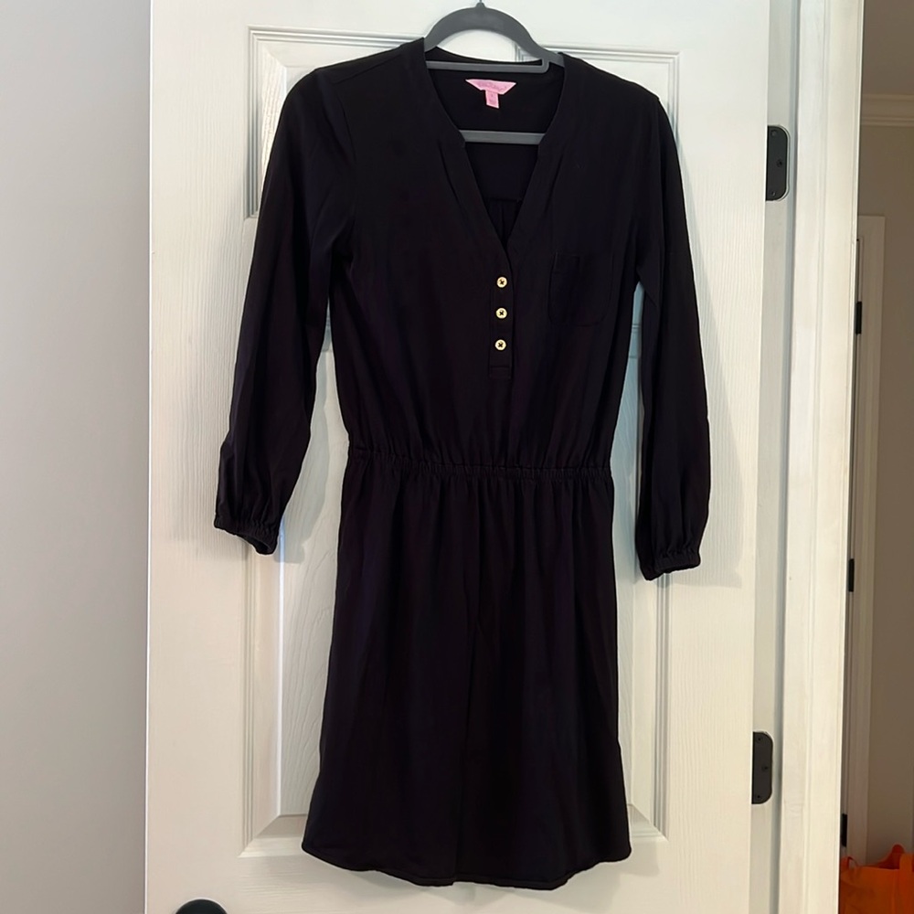 Lilly Pulitzer black dress